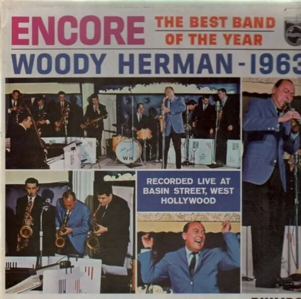 Woody Herman Encore: Woody Herman - 1963 MONO NEAR MINT Philips Vinyl LP