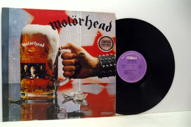 MOTORHEAD beer drinkers LP EX/VG, A 120 174, vinyl, album, heavy metal, 1982