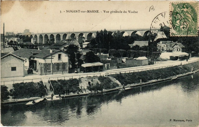 CPA AK NOGENT-sur-MARNE - General view of Viaduct (659391)