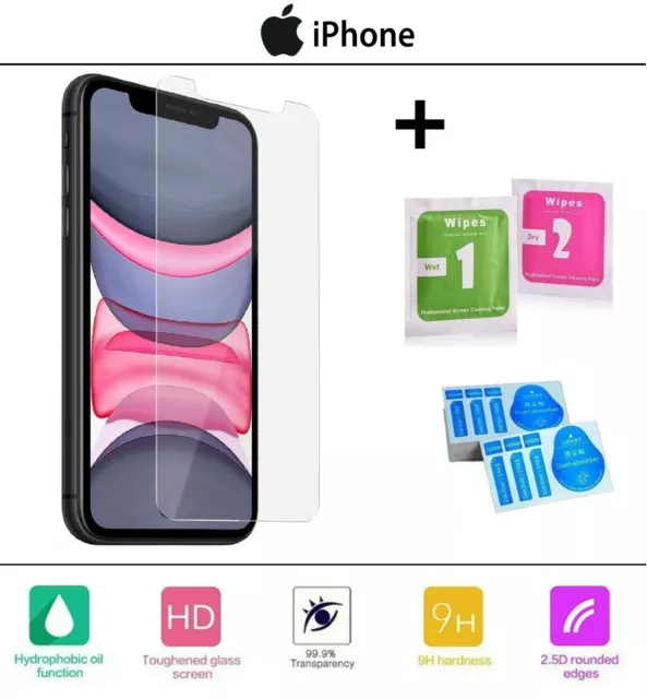 PELLICOLA VETRO TEMPERATO per APPLE IPHONE 11 PROTETTIVA schermo PROTEZIONE