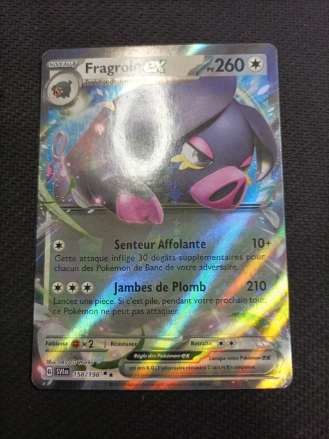 Coffret Fragroin Ex – 10 Cartes Pokémon Écarlate Et Violet 01, Ultraboost X, Français