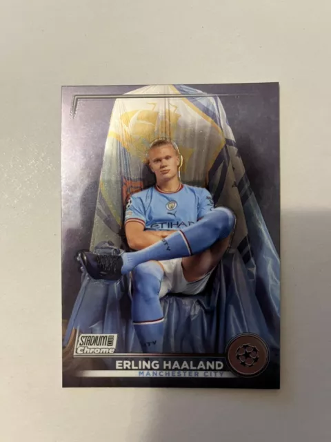 Erling Haaland - Topps Stadium Club Chrome 2022/23 CL  #92