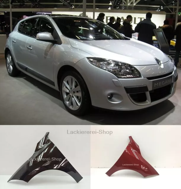 GARDE-BOUE AVANT L/R LAQUÉ DANS LA COULEUR À VOLONTÉ NEUF pour Renault Megane 2008-2016