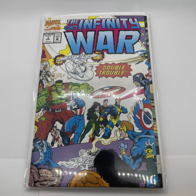 THE INFINITY WAR SEPT #4 1992 MARVEL COMIC DOUBLE TROUBLE B&B Fast Safe Ship!!