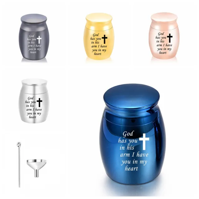 Mini Stainless Steel Urns For Ashes Cremation Memorial Keepsake Container Jar