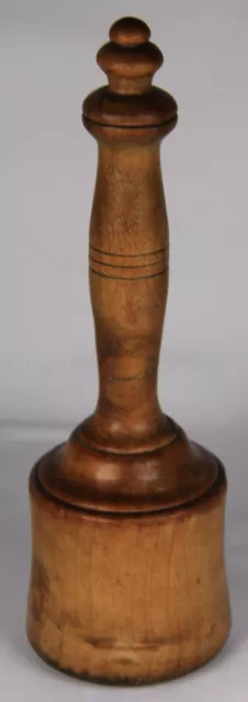 Superb Antique Treen Potato Masher made from Sycamore
