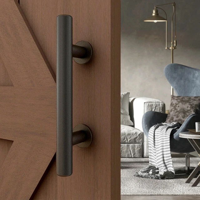 9.4"/12" Sliding Barn Door Pull Handle Heavy Duty Gate Handle Flush Hardware