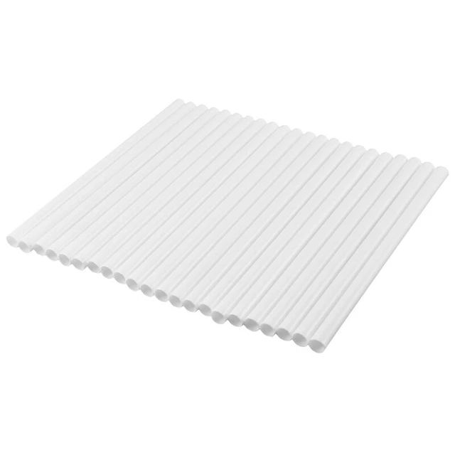 Varillas de toallita blanca para construcción y apilamiento de pasteles en niveles soporte A6F5