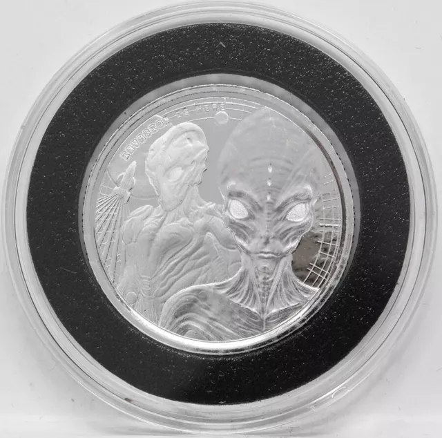 Ghana 10 Cedis 2023 - Alien - 1/2 oz. Silber