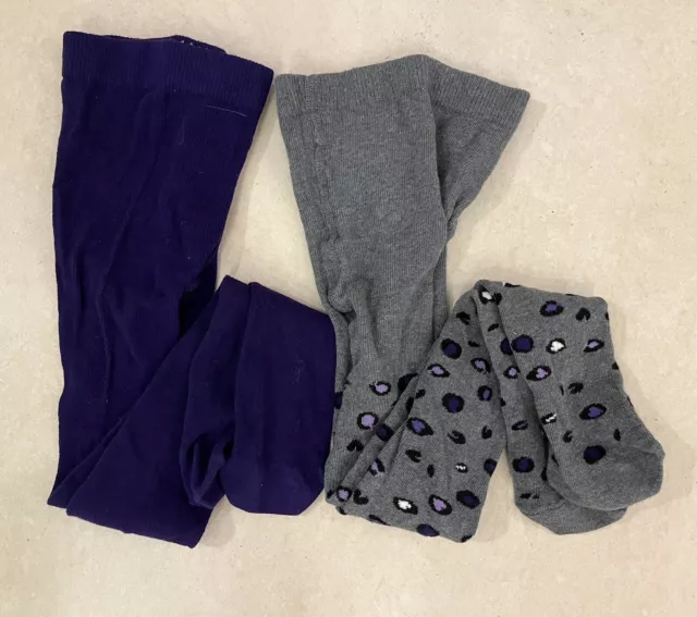 Two Pairs of Girls Tights from M&S age 9-10 yrs New Without Tags
