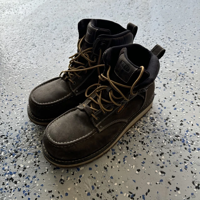 KEEN UTILITY WORK Boots Men 12D Brown ASTM F241318 Steel Toe