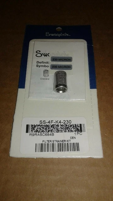 SWAGELOK SS-4F-K4-230 230 Micron Elements Kit for 4F, 2TF, and 4TF Filters (QT