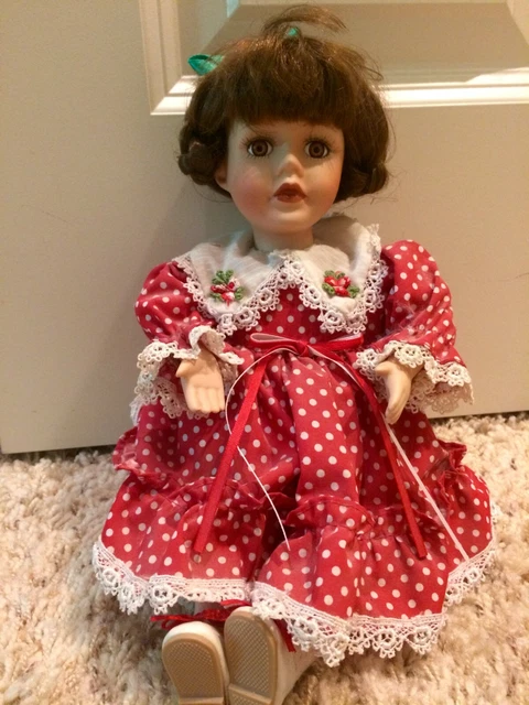Collector's Choice Porcelain Musical Bisque Doll by DanDee (Rare, Elvis Lullaby)