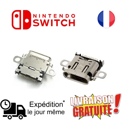 Connettore di Ricarica Alimentazione Nintendo Switch NS USB Tipo C Presa Porto