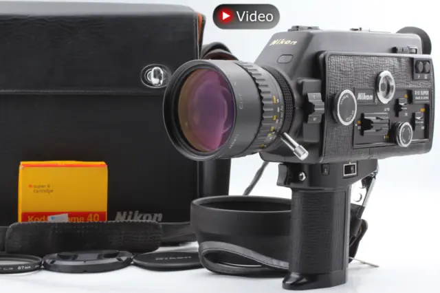 [Near MINT] CLA'D 2023 Nikon R10 SUPER 8mm Movie Camera 7-70mm f/1.4 From JAPAN