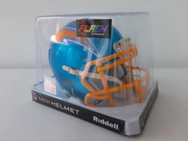 *Riddell Nfl San Diego Chargers Flash Alternate Mini Speed Helmet-Mib*
