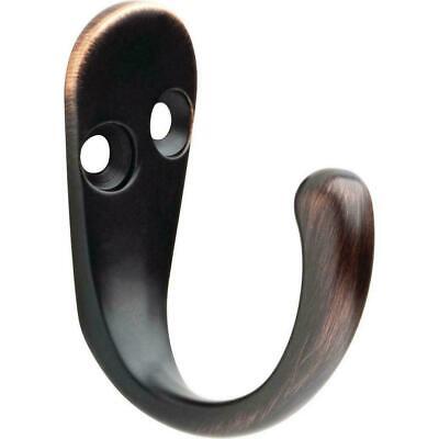 Liberty 1-13/16 in. Venetian Bronze with Copper Highlights Single Wall Hook 5 pk