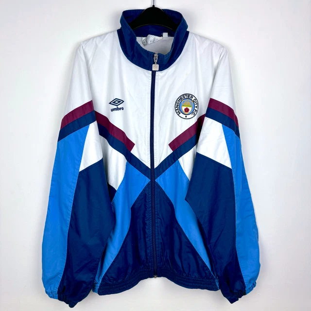 ウェア 1990s umbro Manchester city training top MANCHESTER CITY 1993 1994 1995 TRAINING FOOTBALL JACKET