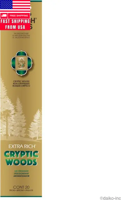 Gonesh Extra Rich Cryptic Woods Incense