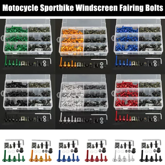 223PZ Viteria Motociclo Kit Bulloni Moto Viti Carena Moto Acciaio Fissaggio Vite