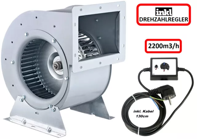 INDUSTRIE VENTILATEUR RADIAL Soufflerie Centrifuge Axial 2200m/H EUR 186,45  - PicClick FR