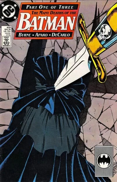 DC Comics Batman #433 Copper Age 1989 The Many Deaths of the Batman