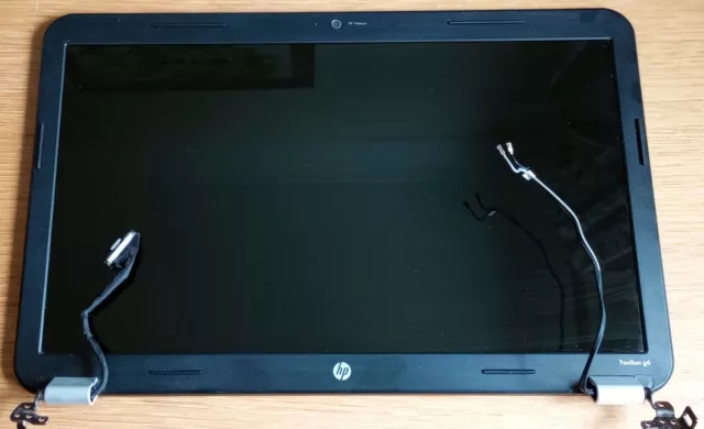 HP PAVILION G6 1000 Series Complete LCD Screen Assembly - Top Lid and Hinges