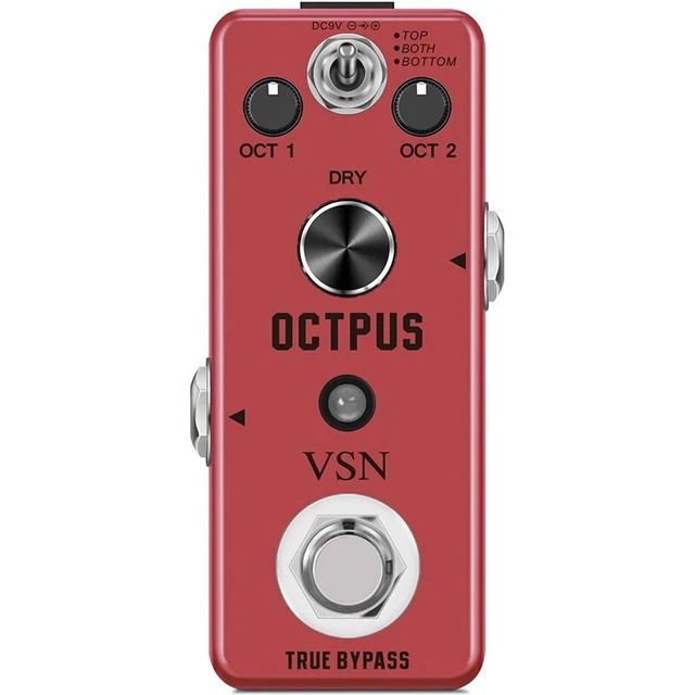 GUITAR OCTAVE EFFECT Pedal For Electric Guitar Precise Polyphonic
