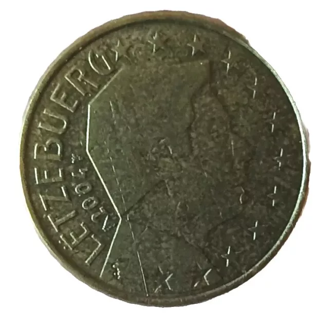 Monedas euros: 50 Céntimos de Luxemburgo año 2004