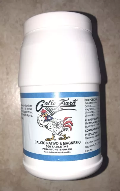 Gallo Fuerte Calcium and Magnesium 500 tablets
