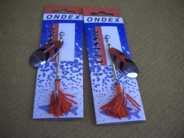 ONDEX CLASSIC FISHING Spinner Gold/Red/Black - Sizes 2 To 6 £3.75 -  PicClick UK