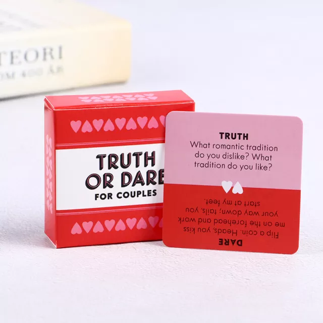 Mini Small Size Truth Or Dare For Couples Cards Games Lovers Board Game Sup  ^~