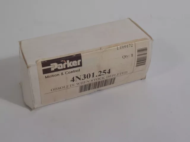 Parker 4N301-254 Pilot Valve 1/8"NPT Twist Operated Actuator 10bar Max NEW