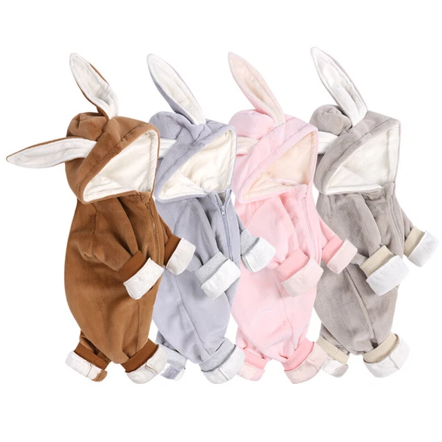 Tuta tutina con cappuccio neonato bambino bambino orso bambina orso body abiti