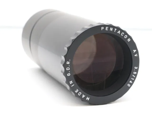 Lens Projection Lens Pentacon Av 3.5/140 140mm 3.5 Projector Boxed