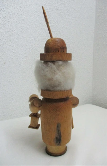 Räuchermann Räuchermännchen Nachtwächter 30 cm  Erzgebirge Natur sehr alt, A 705 6