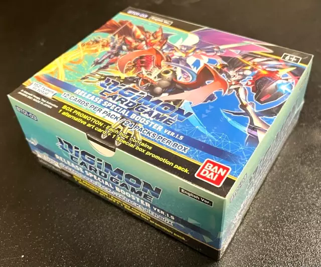 Digimon Release Special Booster Box Versión 1.5 BT01-03 Sellado Inglés A1W2 DG1