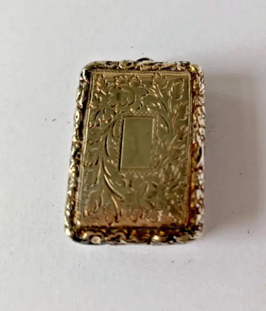 George IV Sterling Silver Vinaigrette by Thomas & William Simpson from 1822