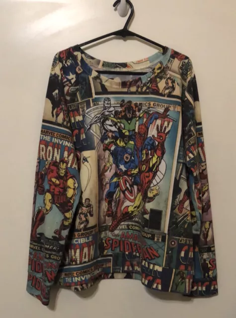 Vintage Inspired  ￼Marvel Long Sleeve T-shirt