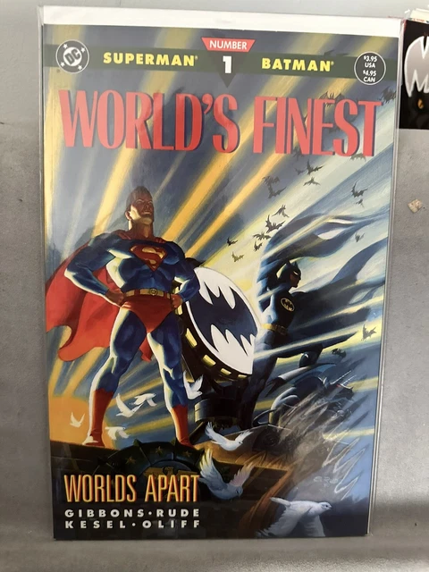 DC SUPERMAN BATMAN World's Finest 1 Worlds Apart roman graphique ...