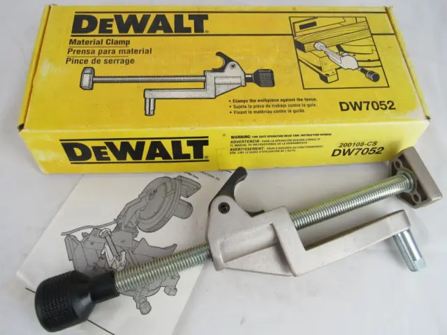 DeWalt Material Clamp Accessory (DW7052) for DW704 / DW705 Miter Saws
