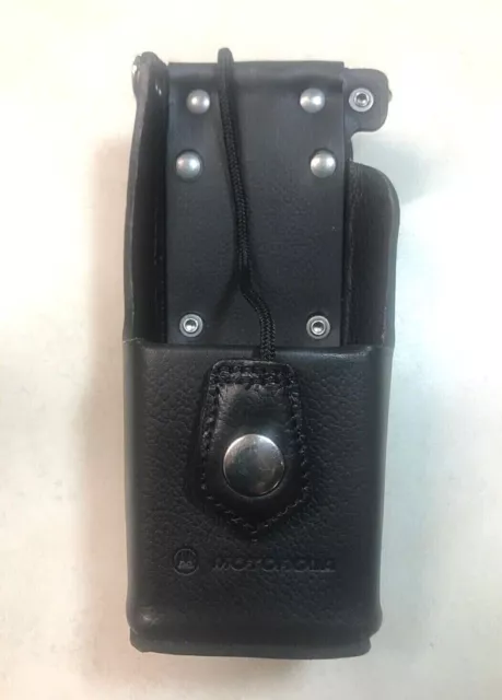 Motorola NTN8382A Leather Holster Case with Belt Loop for XTS3000 XTS5000