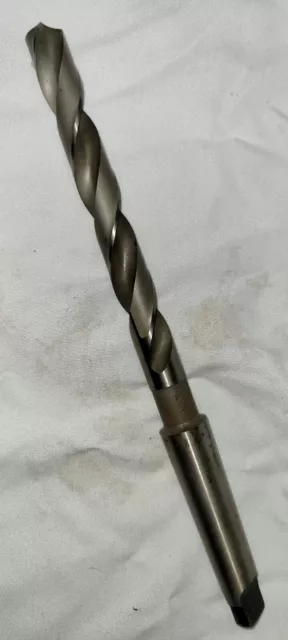 35/64" Taper Shank Drill Bit 118° Point 2MT Spiral Flute HSS RH Cut Morse USA