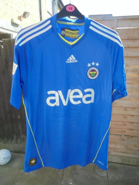 Fenerbahce Football Shirt Adidas Third  Kit 2004 / 2005 Size Large