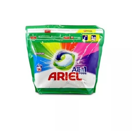 0,55€/Waschladung - Ariel All in 1 Pods Color Waschmittel - 54 Waschladungen