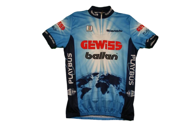 Maillot cycliste vintage bianchi deals