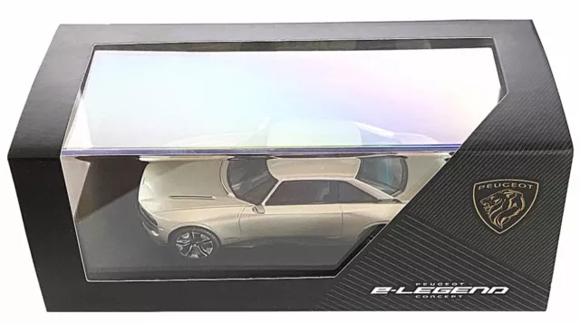 Miniature VOXxi9 Peugeot Inception Concept Speedform 1/43, Résine Argent, Version Design