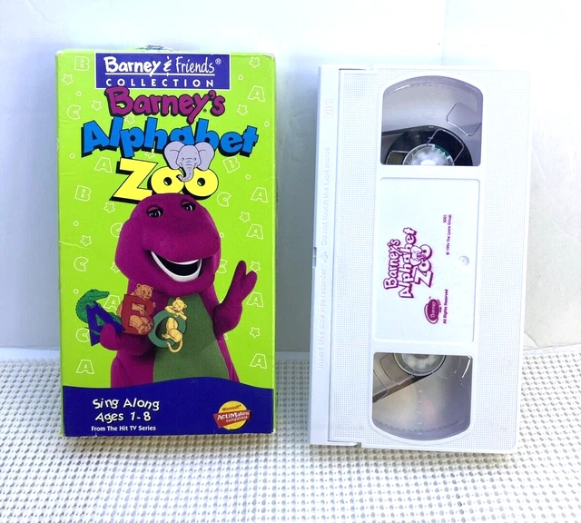 BARNEYS ALPHABET ZOO Vintage VHS-Barney & Friends Collections 1994 $14. ...