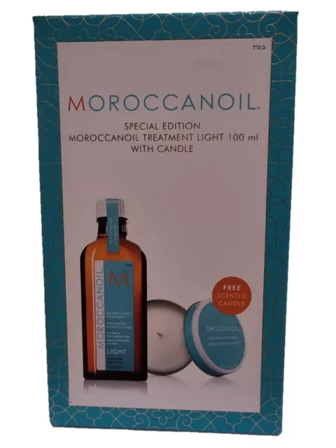 Moroccanoil Treatment Light 100ml + FREE Candle