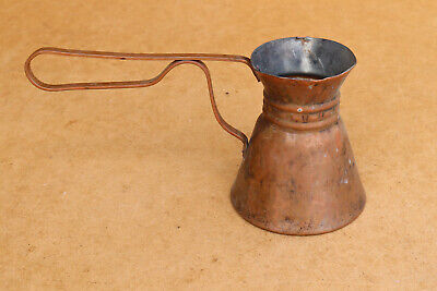 Old Antique Primitive Hand Wrought Coffee Pot Kettle Tea Pot Ottoman Early 20th